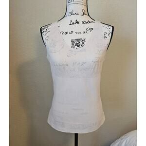 Maidenform Lace Camisole Shapewear, lightweight, tummy control, Large